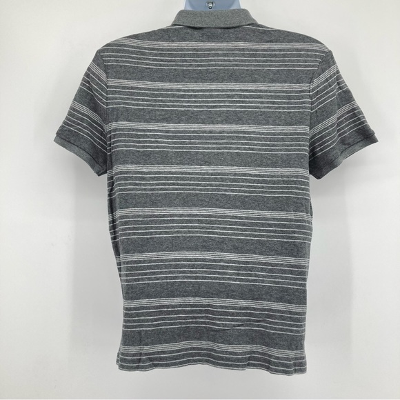 ❤️🔥 (5/$20) Michael Kors Short Sleeve Striped Polo Size Large - Picture 3 of 5